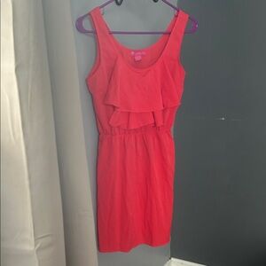 Elegant Red Sleeveless Dress